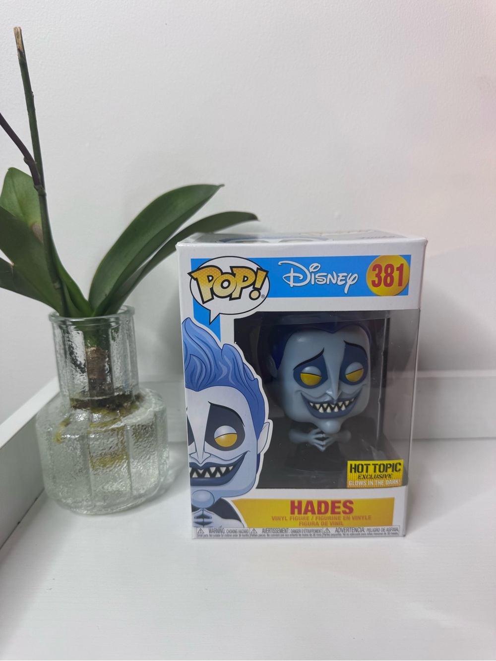 Funko POP! Disney Hades Vinyl Figure - Blue, Gray & Yellow